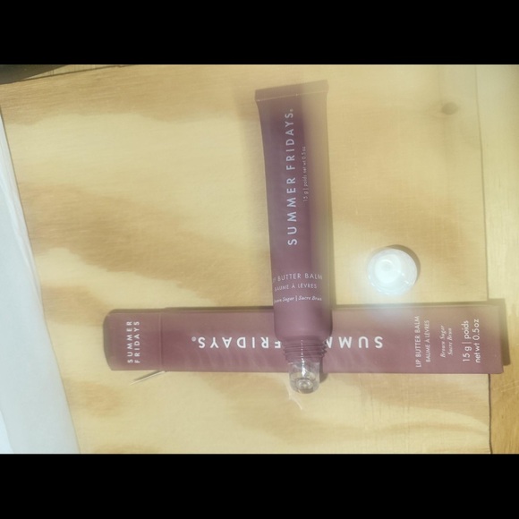 Summer Fridays Lip Butter Balm Vanilla Beige NIB Net Wt 0.5 Ozs - Picture 7 of 11